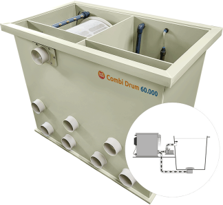 Combi Drum Filter 60m³ Teiche bis 30-35m³