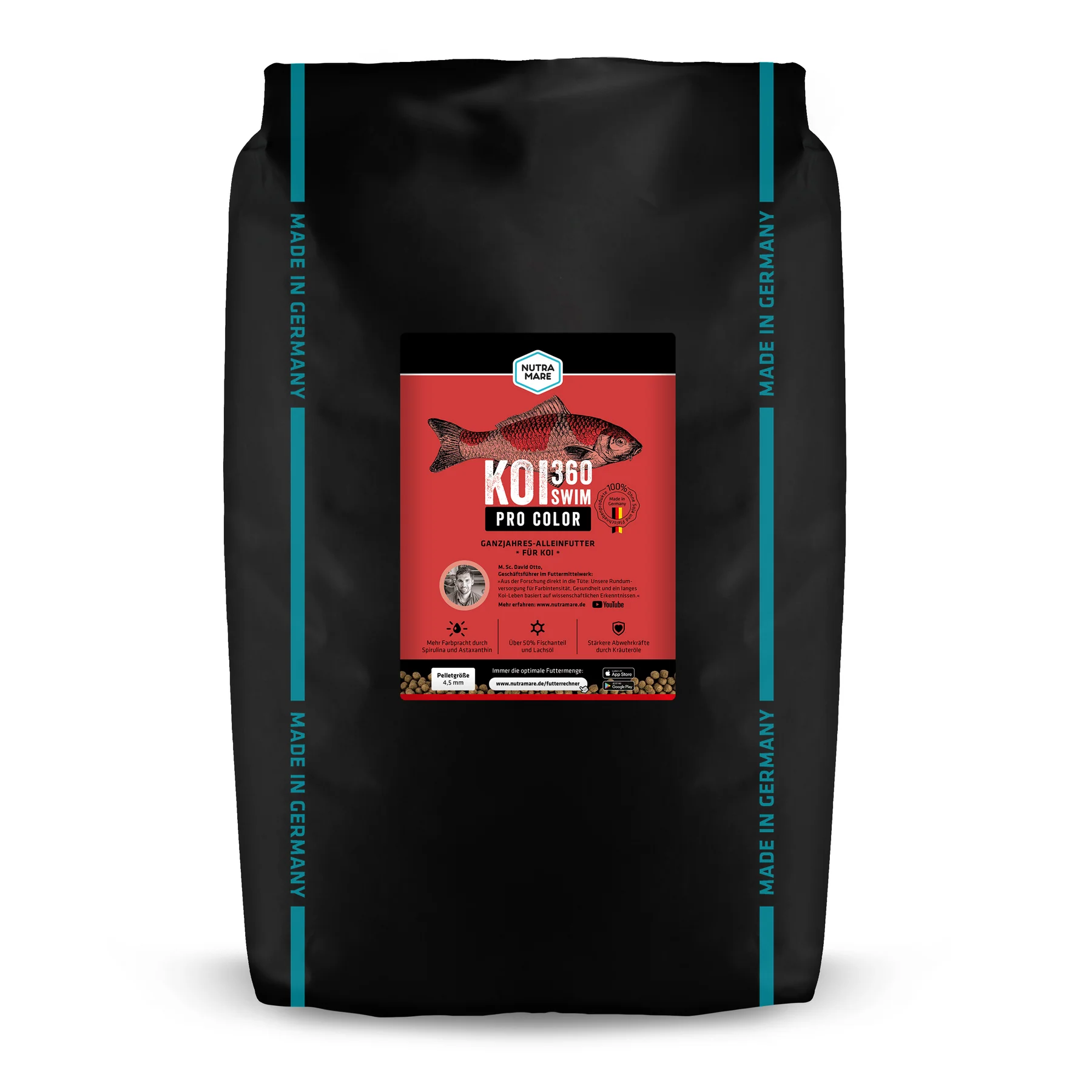 Nutramare Koi360 Pro Color SWIMMEND 10kg Swim in kürze Lieferbar